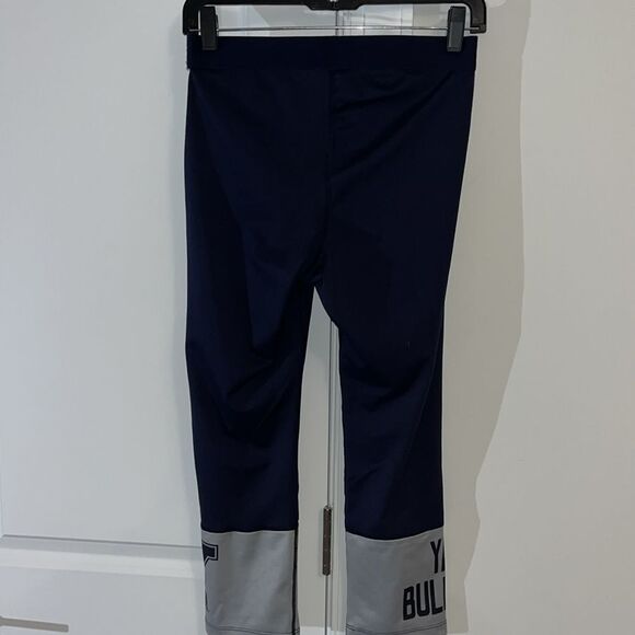 Womens Compression Yale University Bulldogs Stretch Cropped Yoga Gym Work Out M - Picture 5 of 6